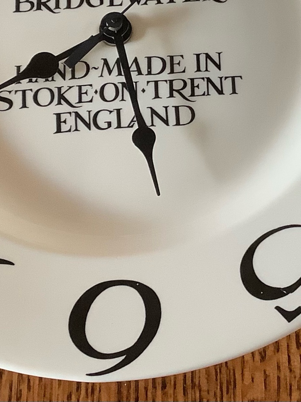 Emma Bridgewater Pottery Black Toast & Marmalade Wall Clock ..A Rare Find - Picture 4 of 5